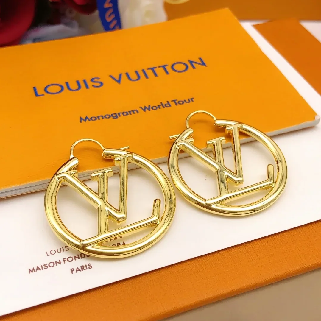 Louis Vuitton Latest Earrings Gold