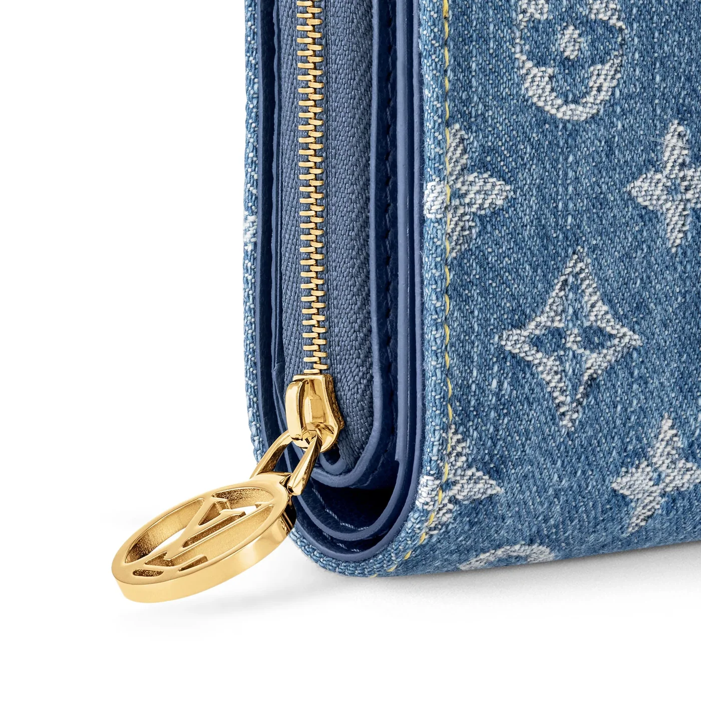 Louis Vuitton Lou Wallet Blue 4.5 Inches/