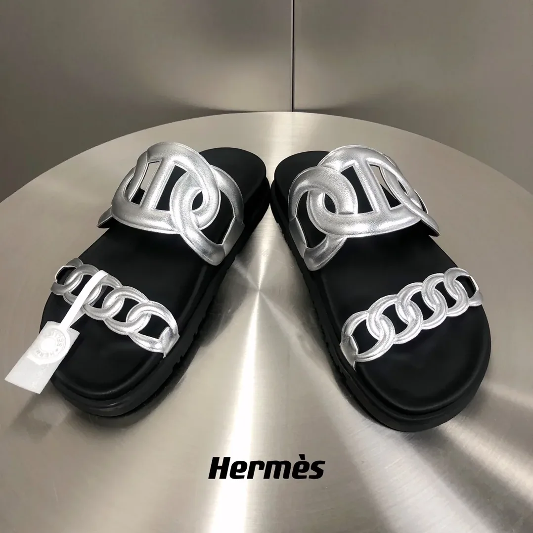 Hermes Extra Sandal Silver