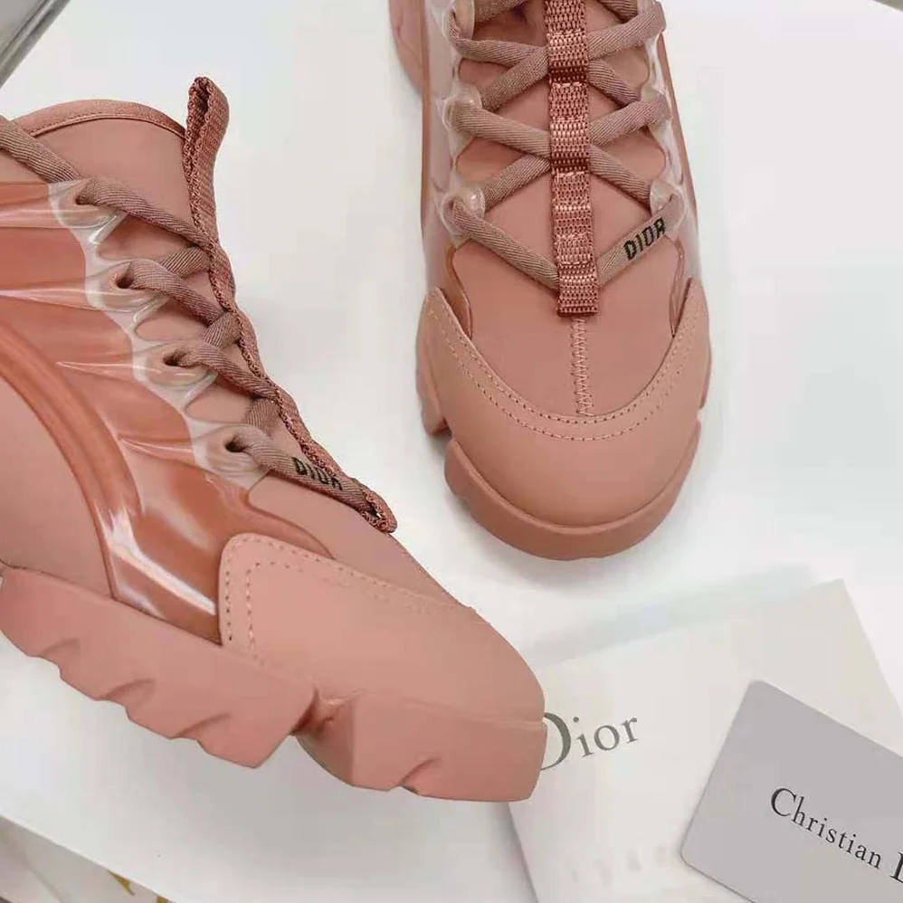 Dior D-connect Sneaker Dark Nude Technical Fabric for Women