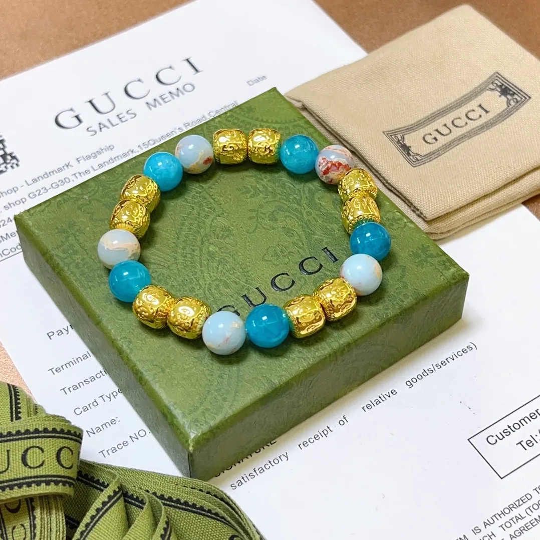Gucci Natural Stone Bracelet Multicolor