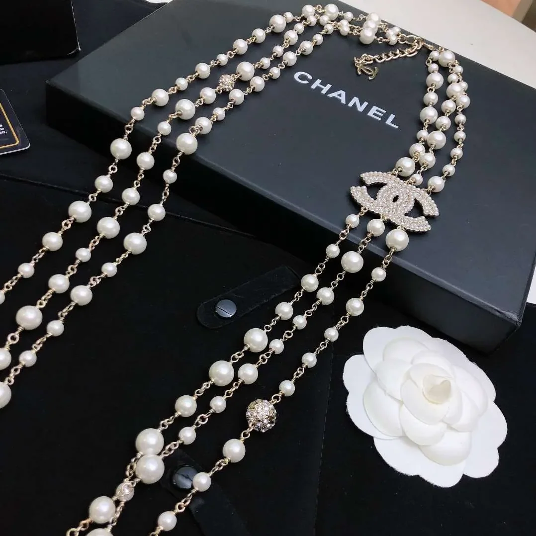 Chanel Chain Necklace Gold