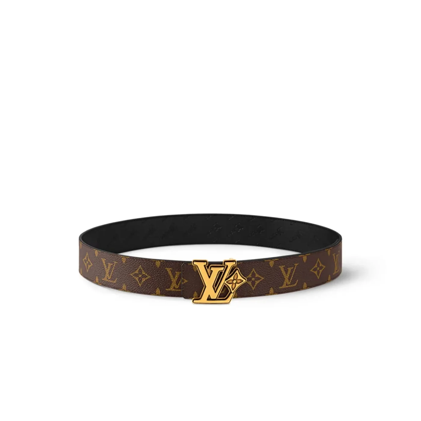 Louis Vuitton LV Flower Reversible Belt Brown