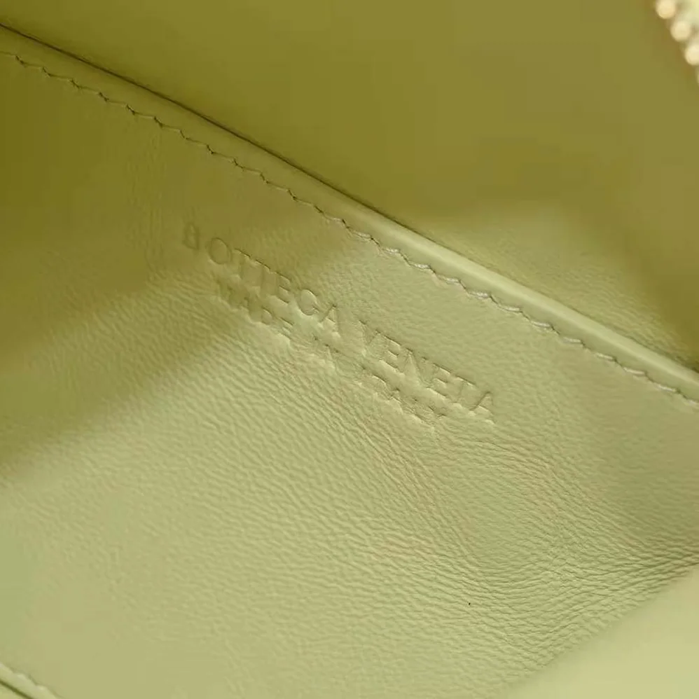 Bottega Veneta Mini Bauletto in Intrecciato Nappa Leather for Women in Yellow Bottega Veneta Mini Bauletto in Intrecciato Nappa Leather for Women in Yellow