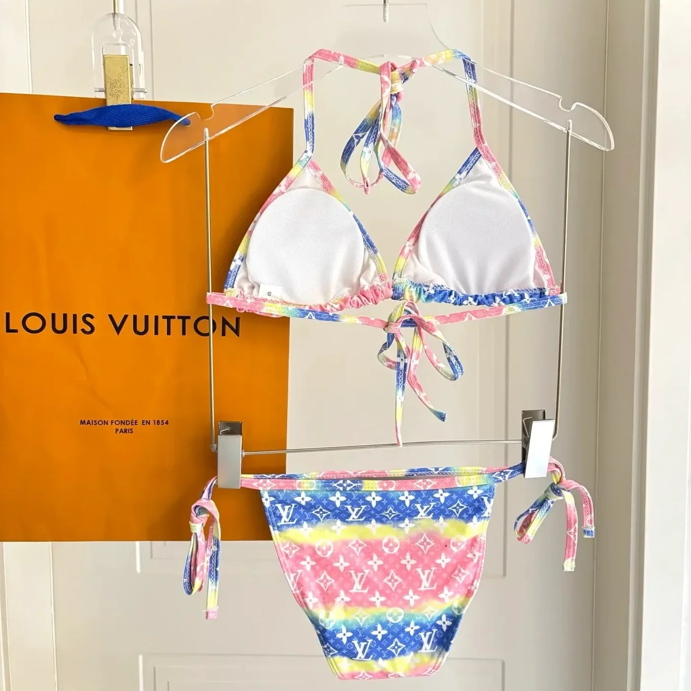 Louis Vuitton Triangle Bikini Multicolor Monogram Escale Louis Vuitton Triangle Bikini Multicolor Monogram Escale