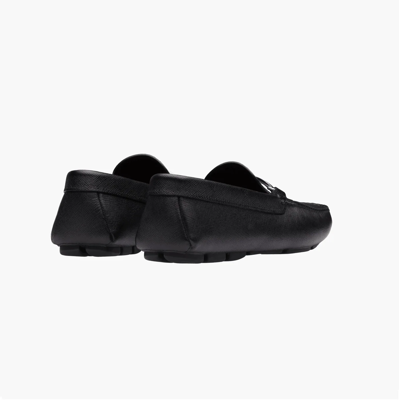 Saffiano Leather Loafers