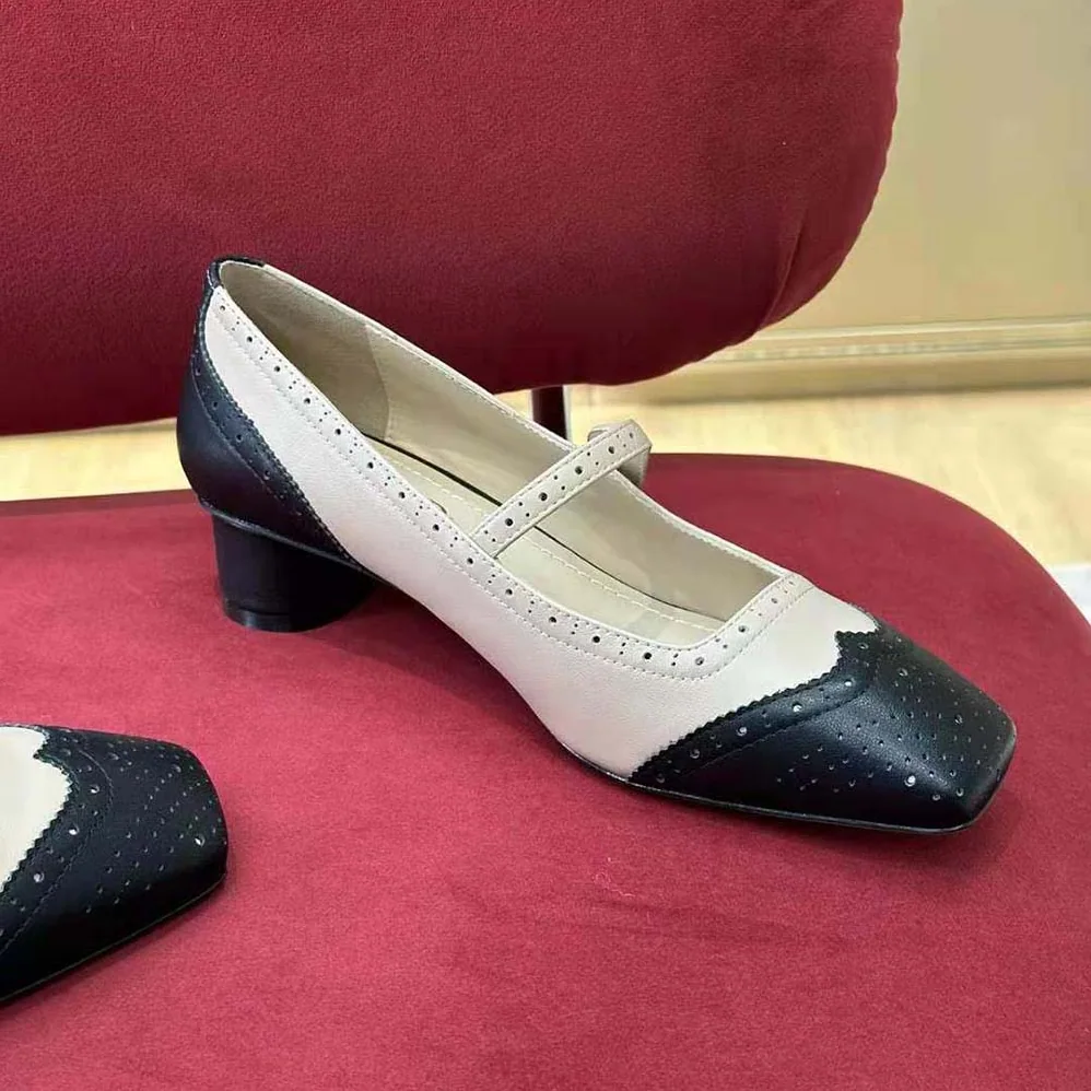 Dior Spectadior Ballet Pump Black and White Perforated Calfskin for Women Dior Spectadior Ballet Pump Black and White Perforated Calfskin for Women
