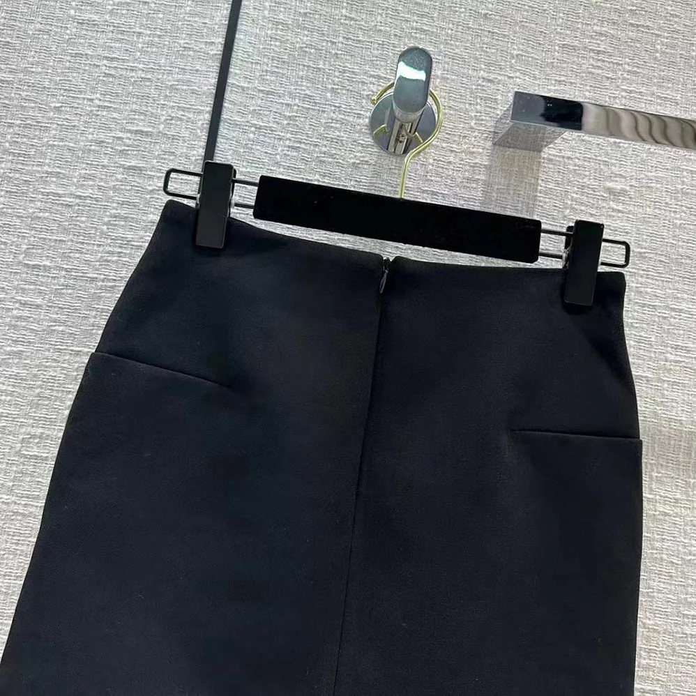 Prada Kid Mohair and Satin Miniskirt for Women in Black Prada Kid Mohair and Satin Miniskirt for Women in Black