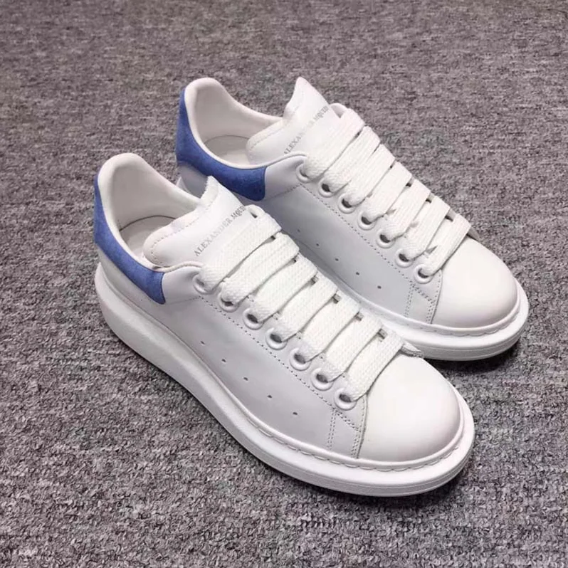 Alexander McQueen Oversized Sneaker Shoes for Women in Navy Blue Alexander McQueen Oversized Sneaker Shoes for Women in Navy Blue