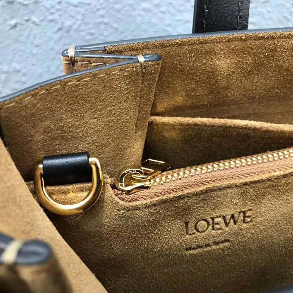 Loewe Gate Top Handle Small Bag for Women in Brown