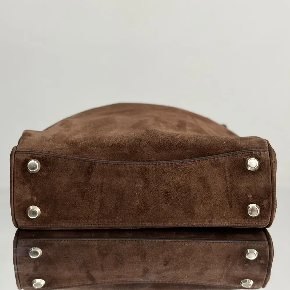 Balenciaga Rodeo Handbag Small In Light Espresso Waxed Suede Calfskin and Smooth Calfskin for Women Balenciaga Rodeo Handbag Small In Light Espresso Waxed Suede Calfskin and Smooth Calfskin for Women