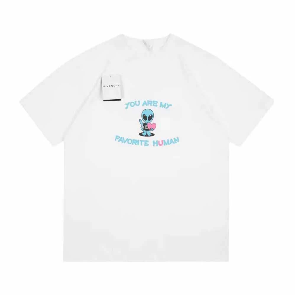 Givenchy Oversized T-Shirt in Printed Jersey for Men in White Givenchy Oversized T-Shirt in Printed Jersey for Men in White