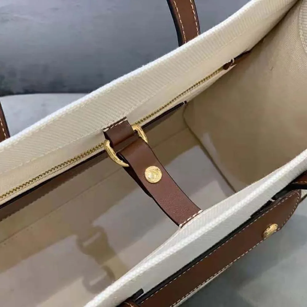 Burberry Small Freya Tote for Women in Beige