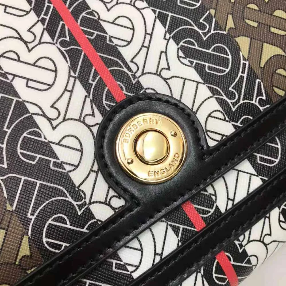 Burberry Monogram Stripe E for Women in canvas Note Crossbody Bag Burberry Monogram Stripe E for Women in canvas Note Crossbody Bag