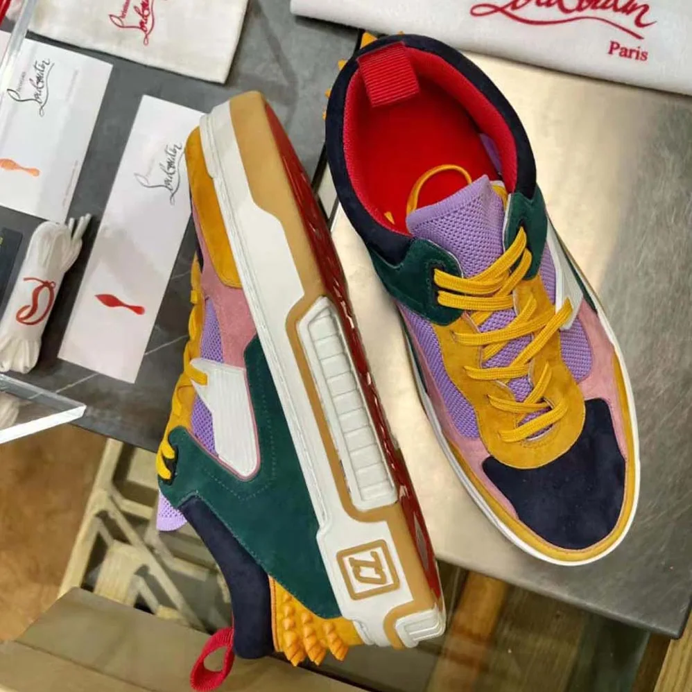Christian Louboutin Astroloubi in Veau Velours for Unisex in Green Christian Louboutin Astroloubi in Veau Velours for Unisex in Green