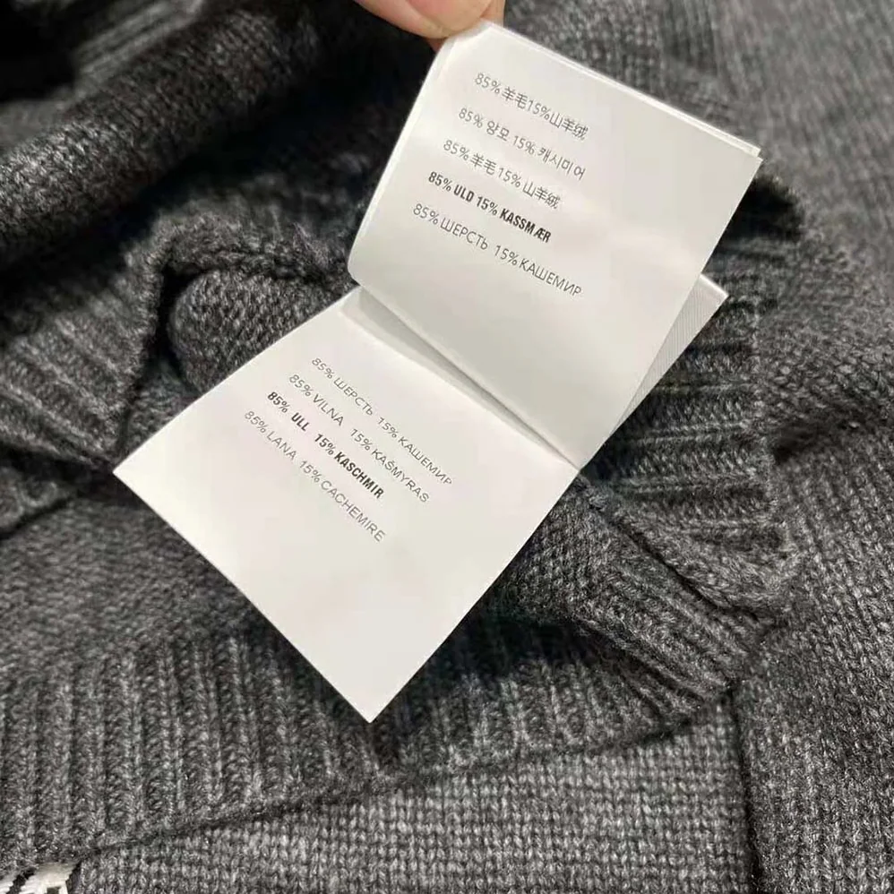 Prada Cashmere and Wool Sweater for Women in Silver