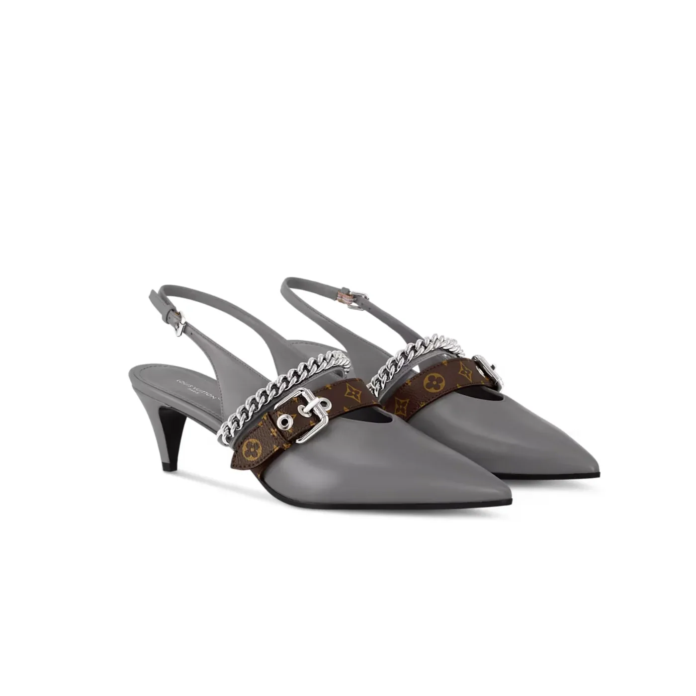 Louis Vuitton LV Vibe Slingback Pump Gray 1AHL15