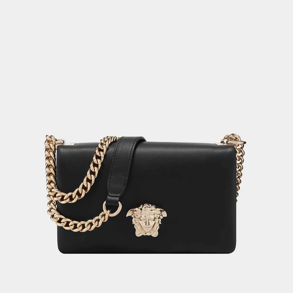 Versace Palazzo Cross-Body Bag in Nappa Leather in Black