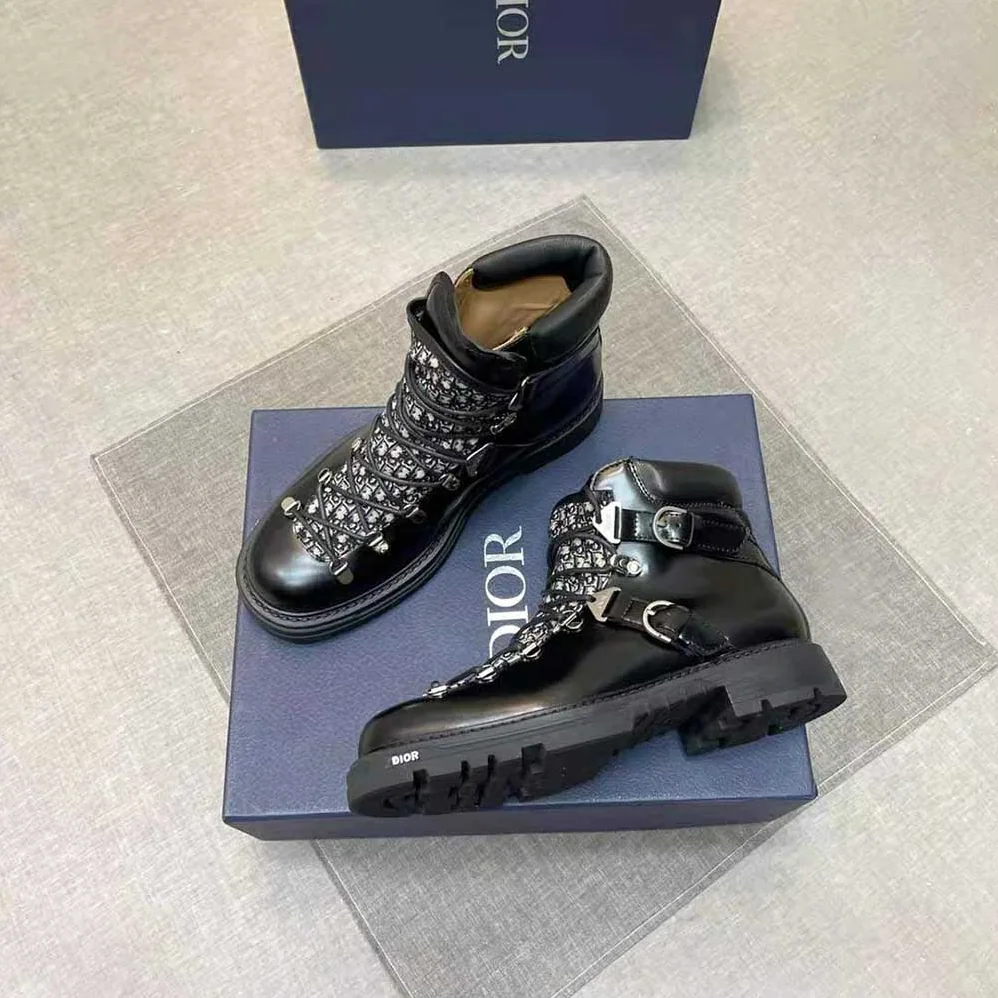 Dior Explorer II Laced and Buckled Ankle Boot for Men Dior Explorer II Laced and Buckled Ankle Boot for Men