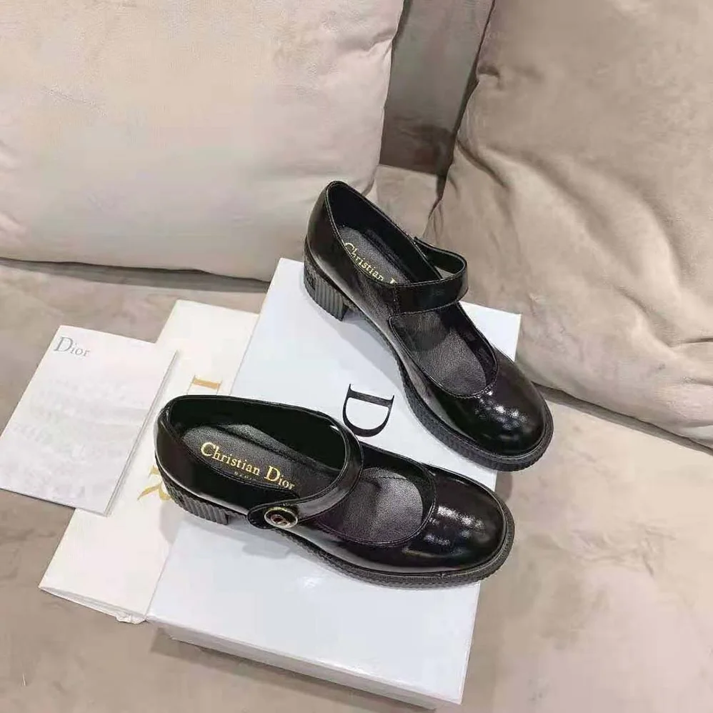 Dior D-Doll Pump Black Shiny Calfskin for Women Dior D-Doll Pump Black Shiny Calfskin for Women