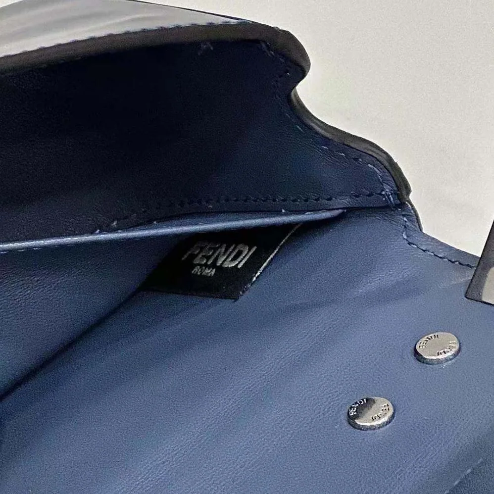 Fendi First Sight Blue Leather Mini Bag for Women Fendi First Sight Blue Leather Mini Bag for Women