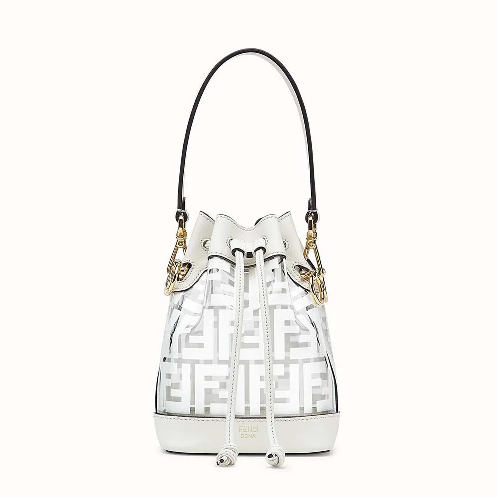 Fendi MON TRESOR PU Mini-Bag for Women in White Fendi MON TRESOR PU Mini-Bag for Women in White