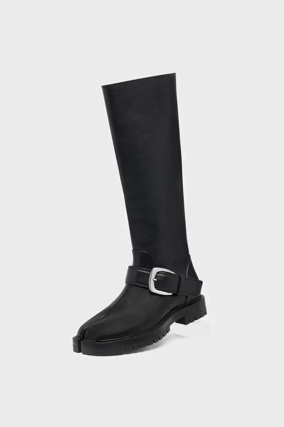 Maison Margiela Tabi Country Knee High Boots Black S58WW0162P3292H8396 Maison Margiela Tabi Country Knee High Boots Black S58WW0162P3292H8396