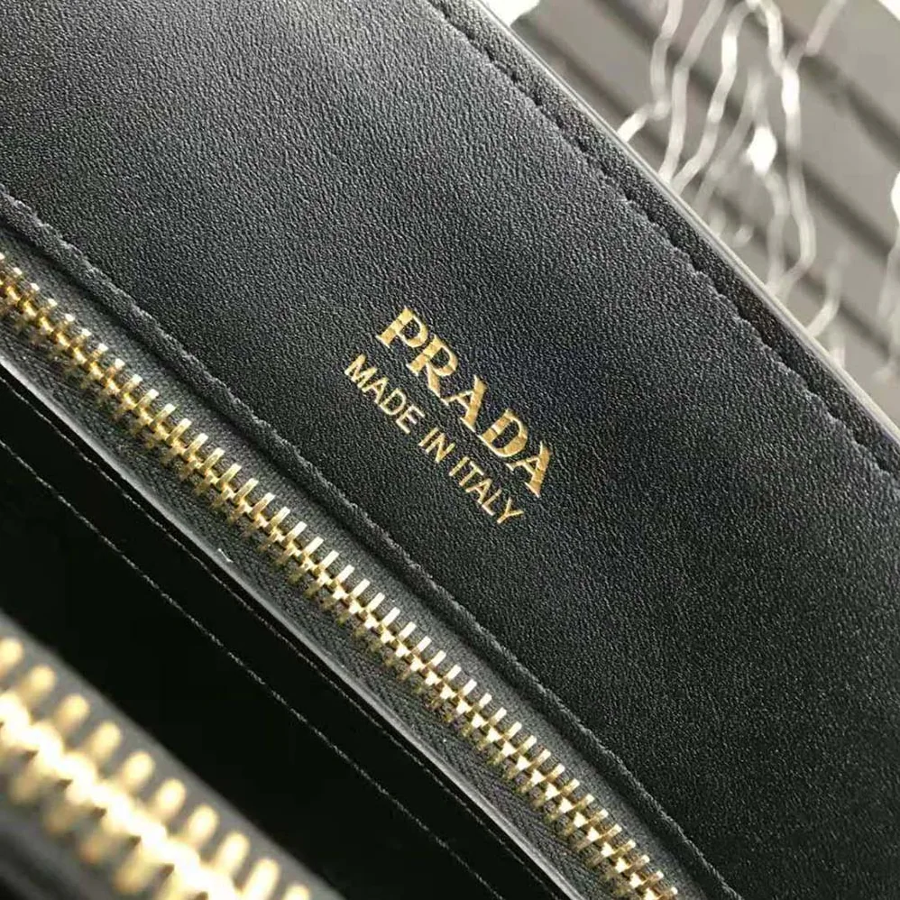 Prada Large Saffiano Leather Handbag for Women in Black Prada Large Saffiano Leather Handbag for Women in Black