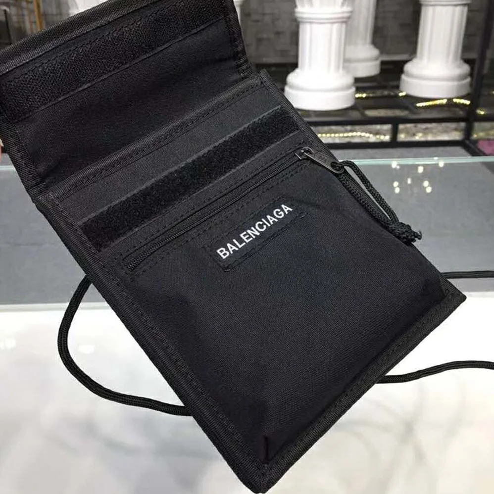 Balenciaga Explorer Pouch Strap for Men in Black Balenciaga Explorer Pouch Strap for Men in Black