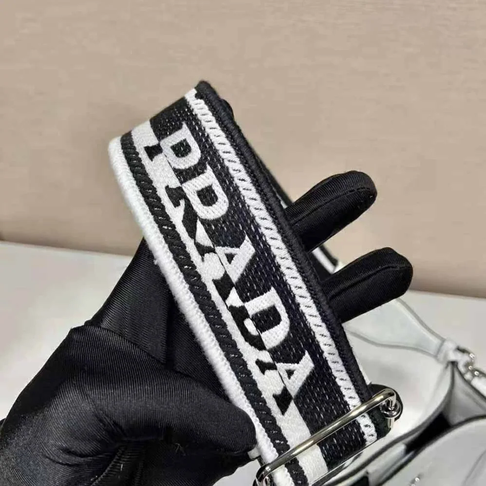 Prada Leather Mini Shoulder Bag for Unisex in White Prada Leather Mini Shoulder Bag for Unisex in White