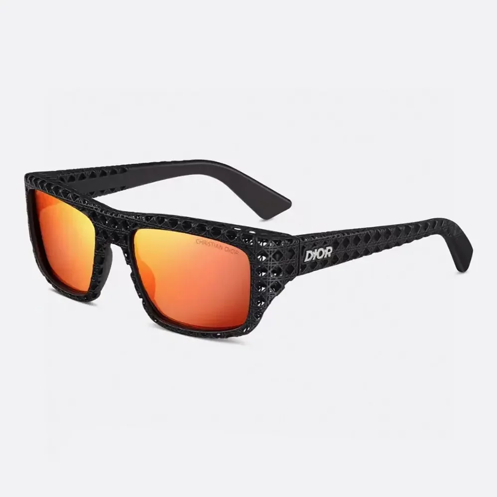 Dior Dior3D S1I Orange Mirrored Rectangular Sunglasses for Unisex Dior Dior3D S1I Orange Mirrored Rectangular Sunglasses for Unisex