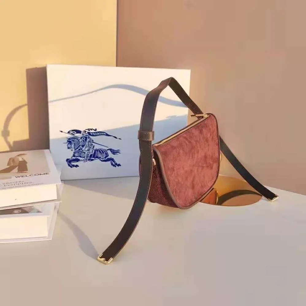 Burberry Small Shield Sling Bag for Women in Brown
