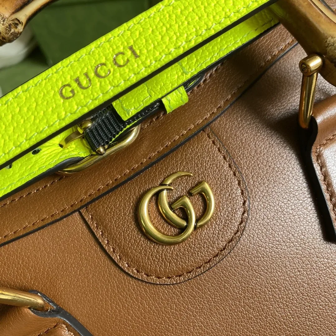 Gucci Diana Mini Tote Bag Brown / GG Gucci Diana Mini Tote Bag Brown / GG