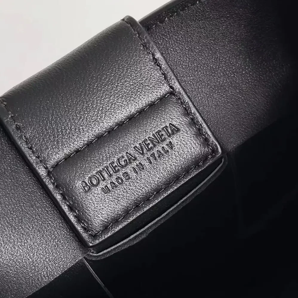 Bottega Veneta Mini Cassette Cross-Body Bag for Unisex in Black