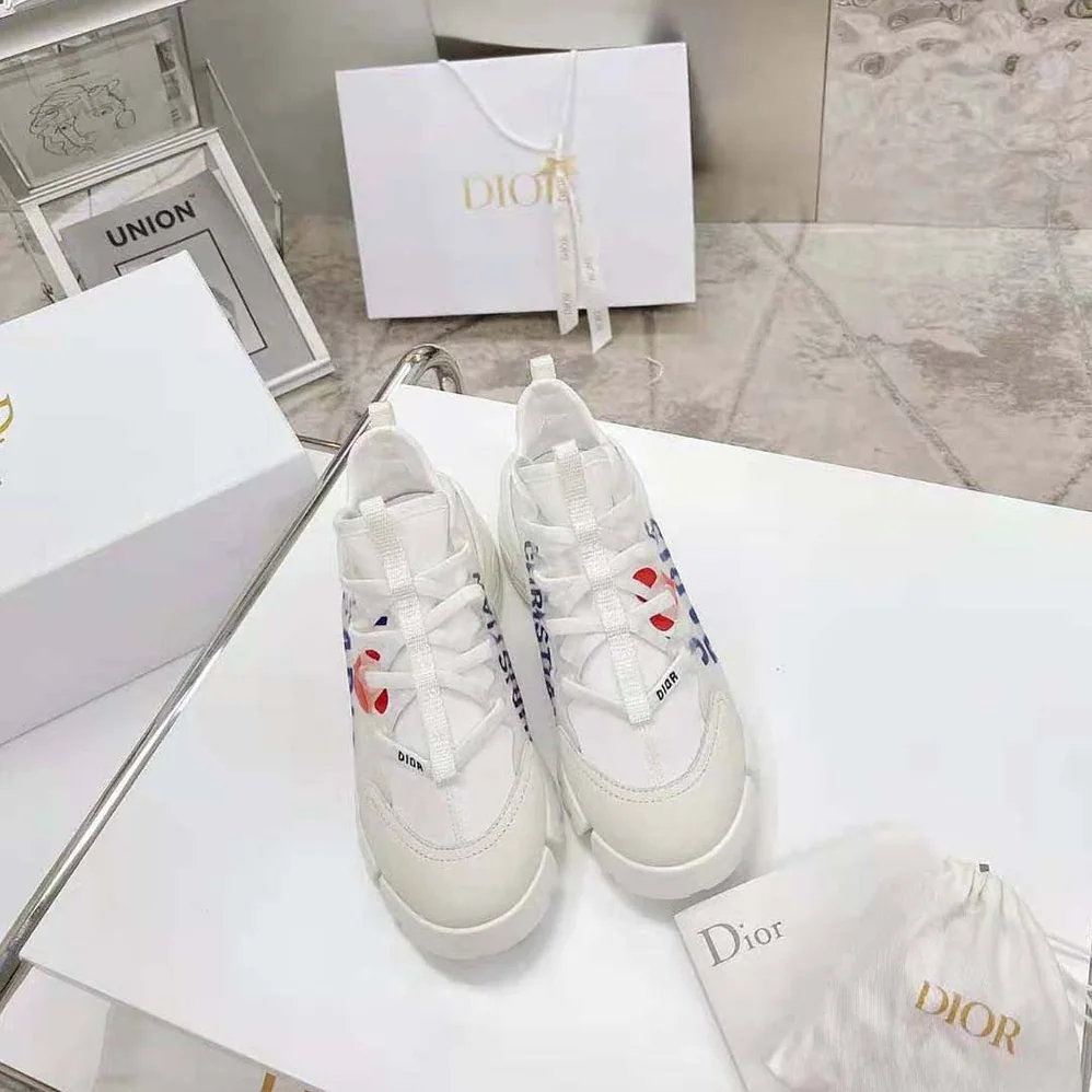 Dior D-connect Sneaker White J Adior Paris Technical Fabric for Women