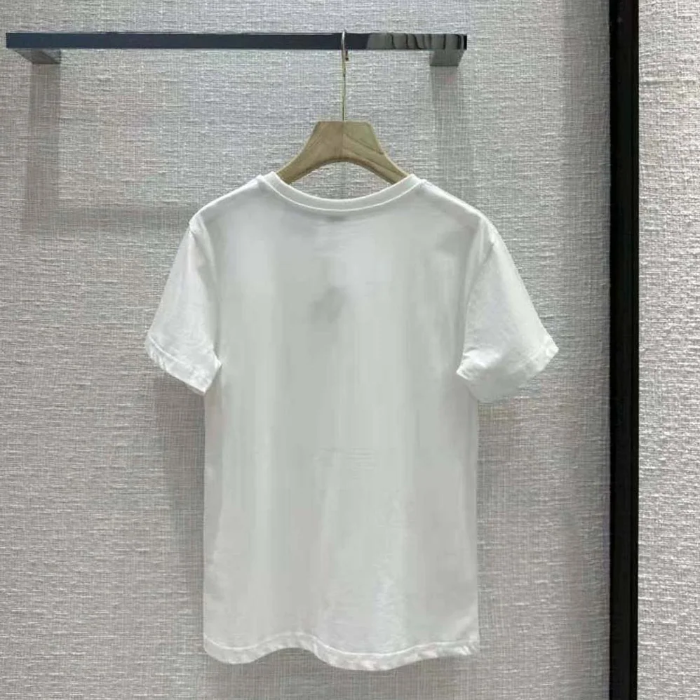 Loewe Heen Anagram T-shirt in Cotton for Women in White Loewe Heen Anagram T-shirt in Cotton for Women in White