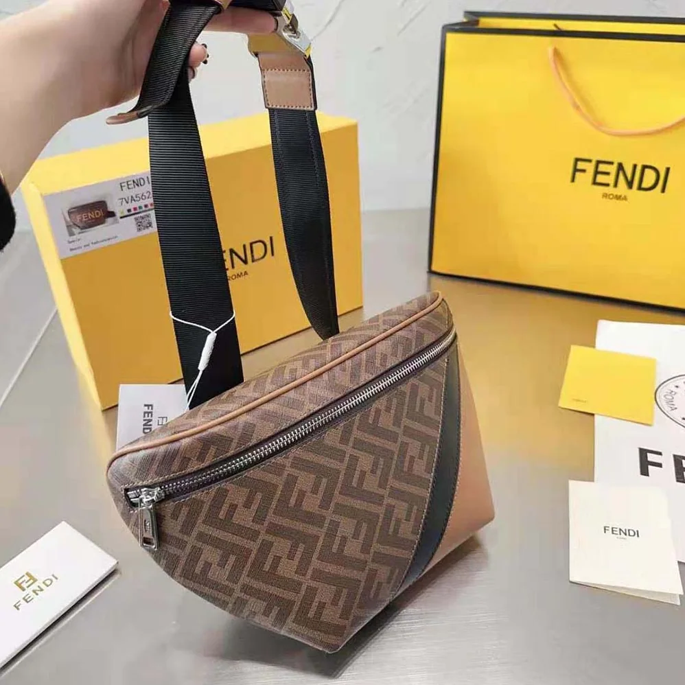 Fendi Multicolor Leather Belt Bag for Men Fendi Multicolor Leather Belt Bag for Men