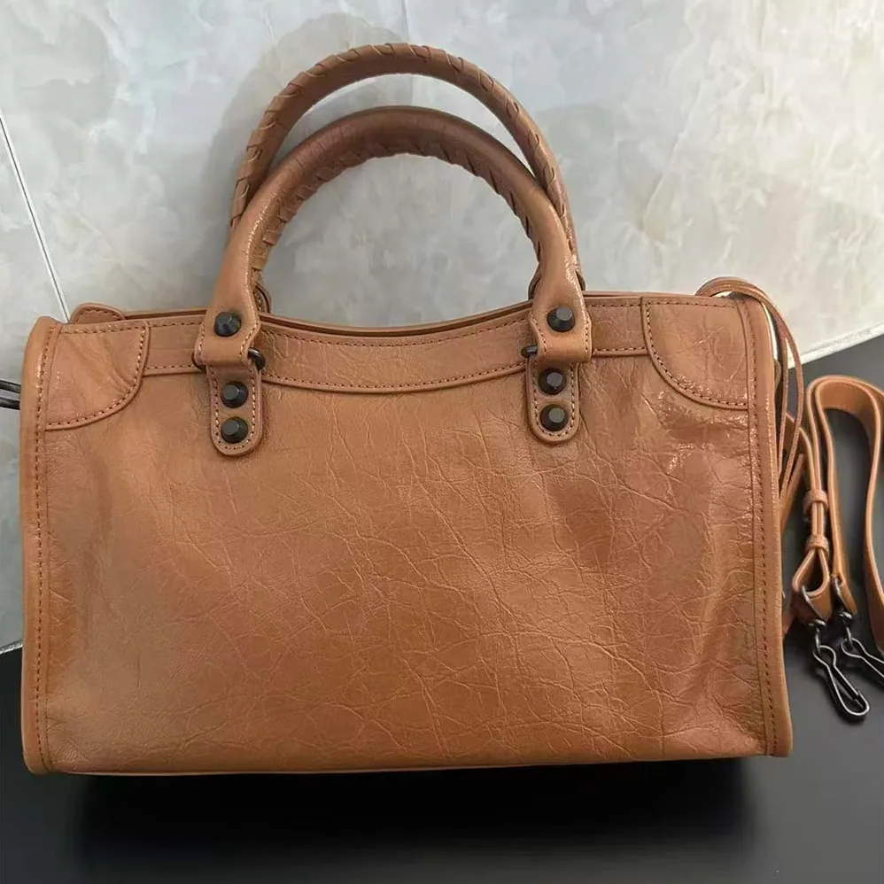 Balenciaga Le City Small Bag Metallized in Brown for Women Balenciaga Le City Small Bag Metallized in Brown for Women