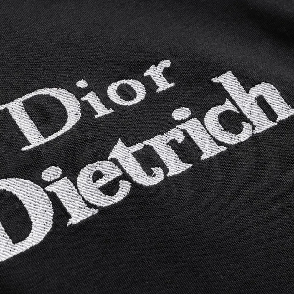 Dior T-Shirt with Pocket Relaxed Fit Gray Cotton Jersey for Men