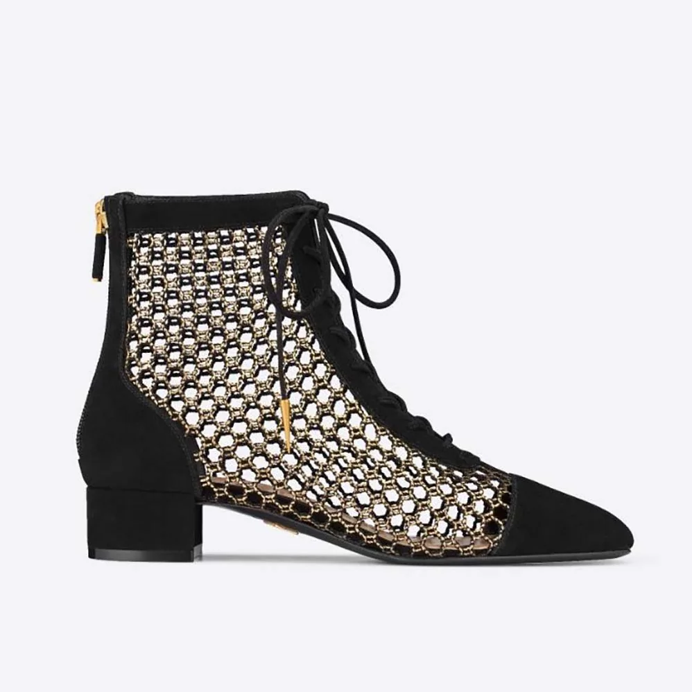 Dior Naughtily-D Ankle Boot in 3cm Heel for Women in Black Dior Naughtily-D Ankle Boot in 3cm Heel for Women in Black