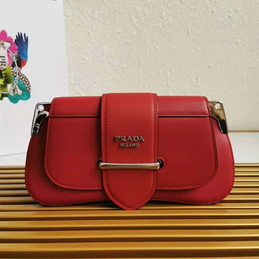 Prada Prada Sidonie Shoulder Bag for Women in Red