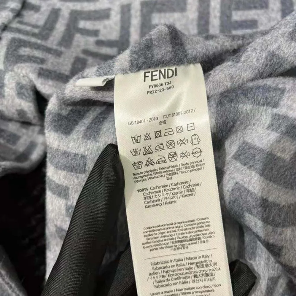 Fendi Coat Gray Wool Overcoat for Women Fendi Coat Gray Wool Overcoat for Women