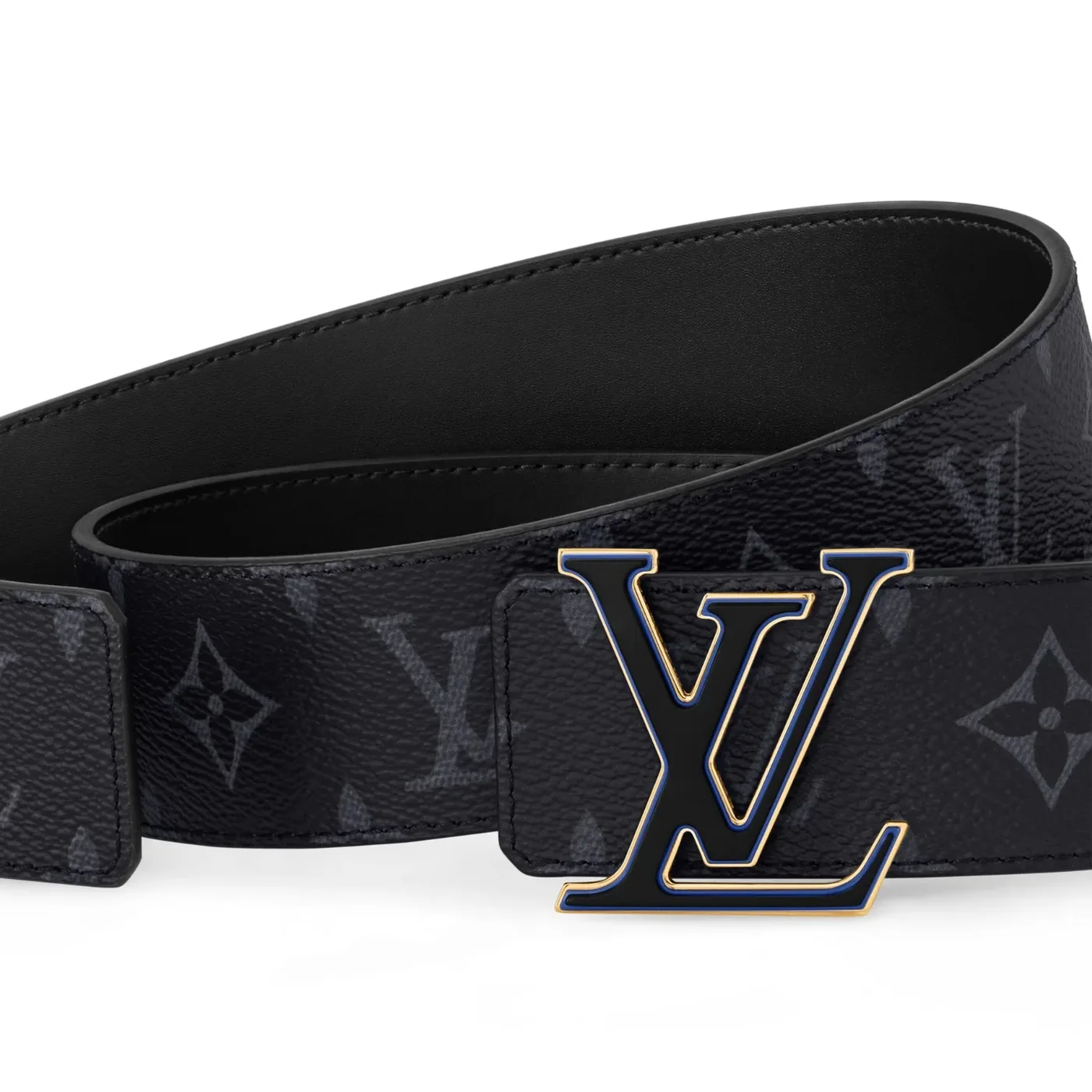 Louis Vuitton 3 Steps Reversible Belt Black
