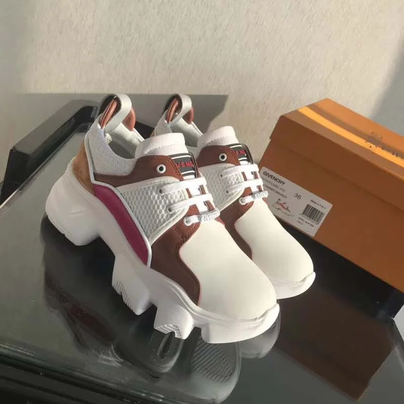 Givenchy Shoes Low Jaw Sneakers in Neoprene and Leather for Women Givenchy Shoes Low Jaw Sneakers in Neoprene and Leather for Women