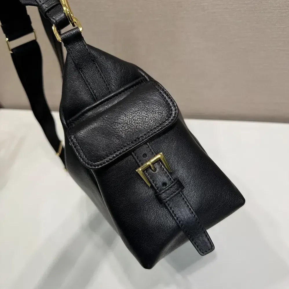 Prada Explore Large Nappa Leather Bag for Women in Black