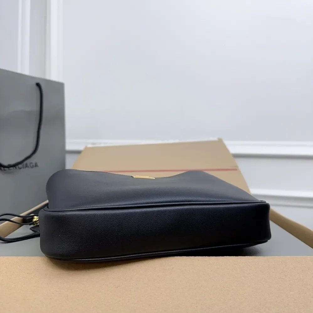 Balenciaga Rodeo Sling Pochette in Black Smooth Calfskin for Women Balenciaga Rodeo Sling Pochette in Black Smooth Calfskin for Women