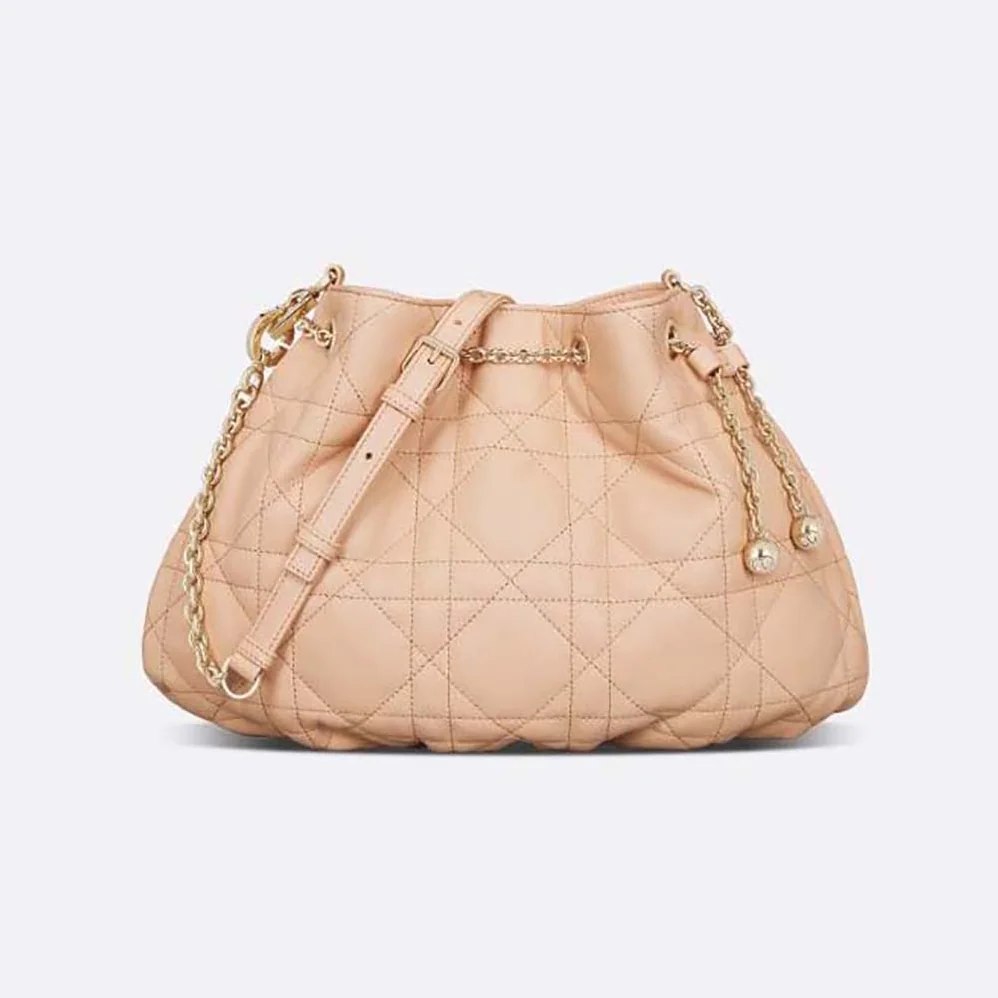 Dior Medium Dior Ammi Bag Sand Pink Supple Macrocannage Lambskin for Women Dior Medium Dior Ammi Bag Sand Pink Supple Macrocannage Lambskin for Women