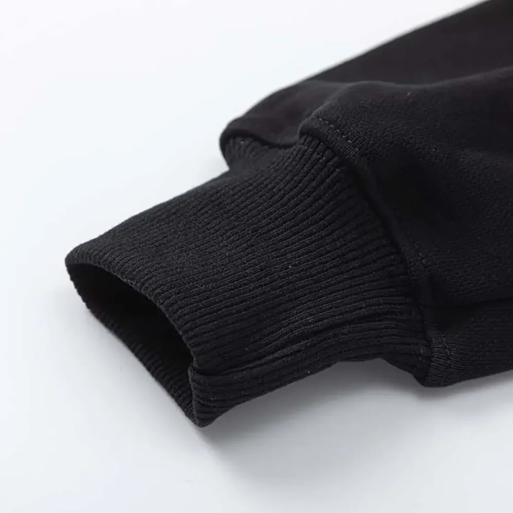 Celine Loose Hoodie in Cotton Fleece for Men in Black Celine Loose Hoodie in Cotton Fleece for Men in Black