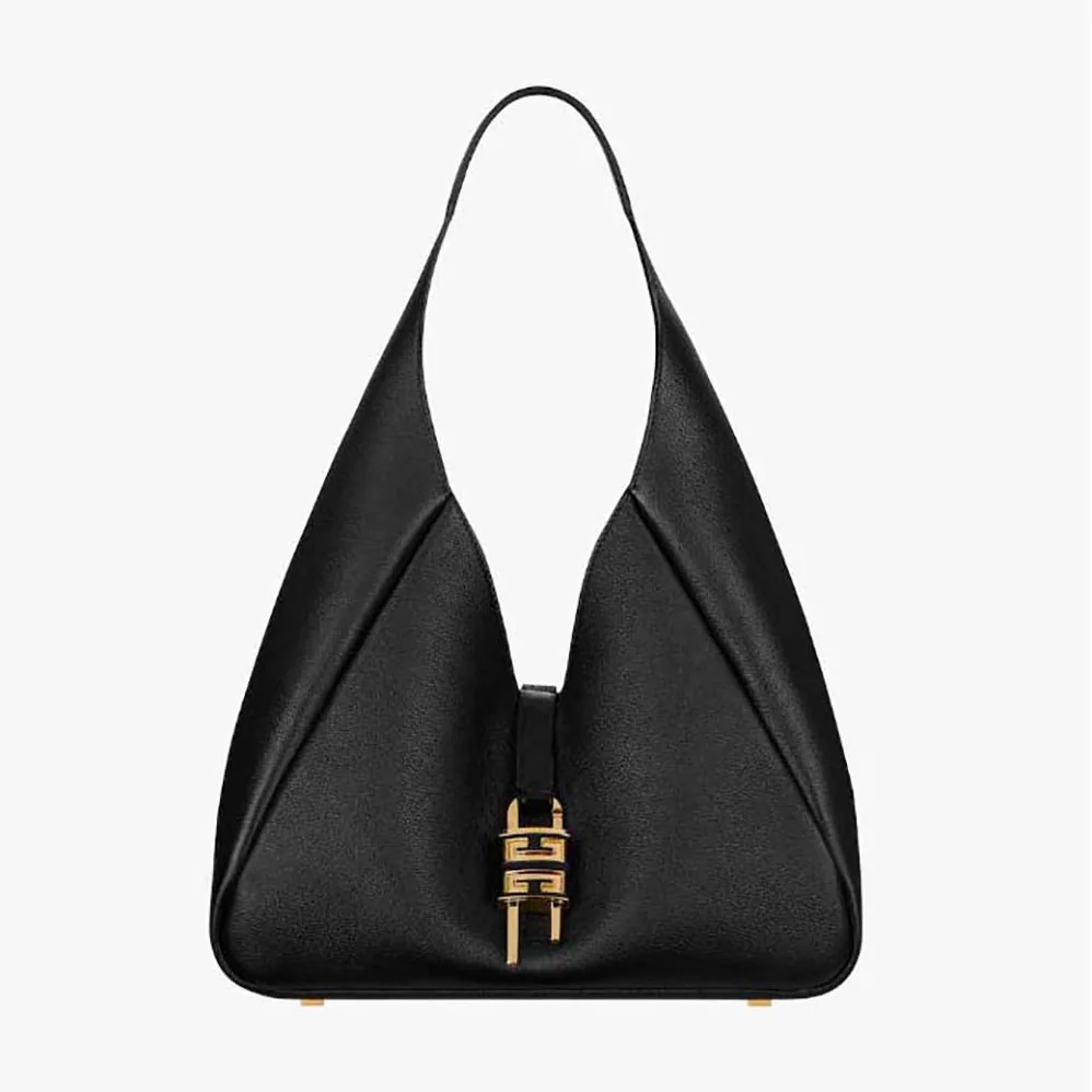 Givenchy Medium G-Hobo Bag in Smooth Leather for Women in Black