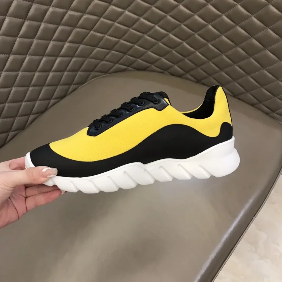Fendi Force Black in Yellow Sneakers Fendi Force Black in Yellow Sneakers